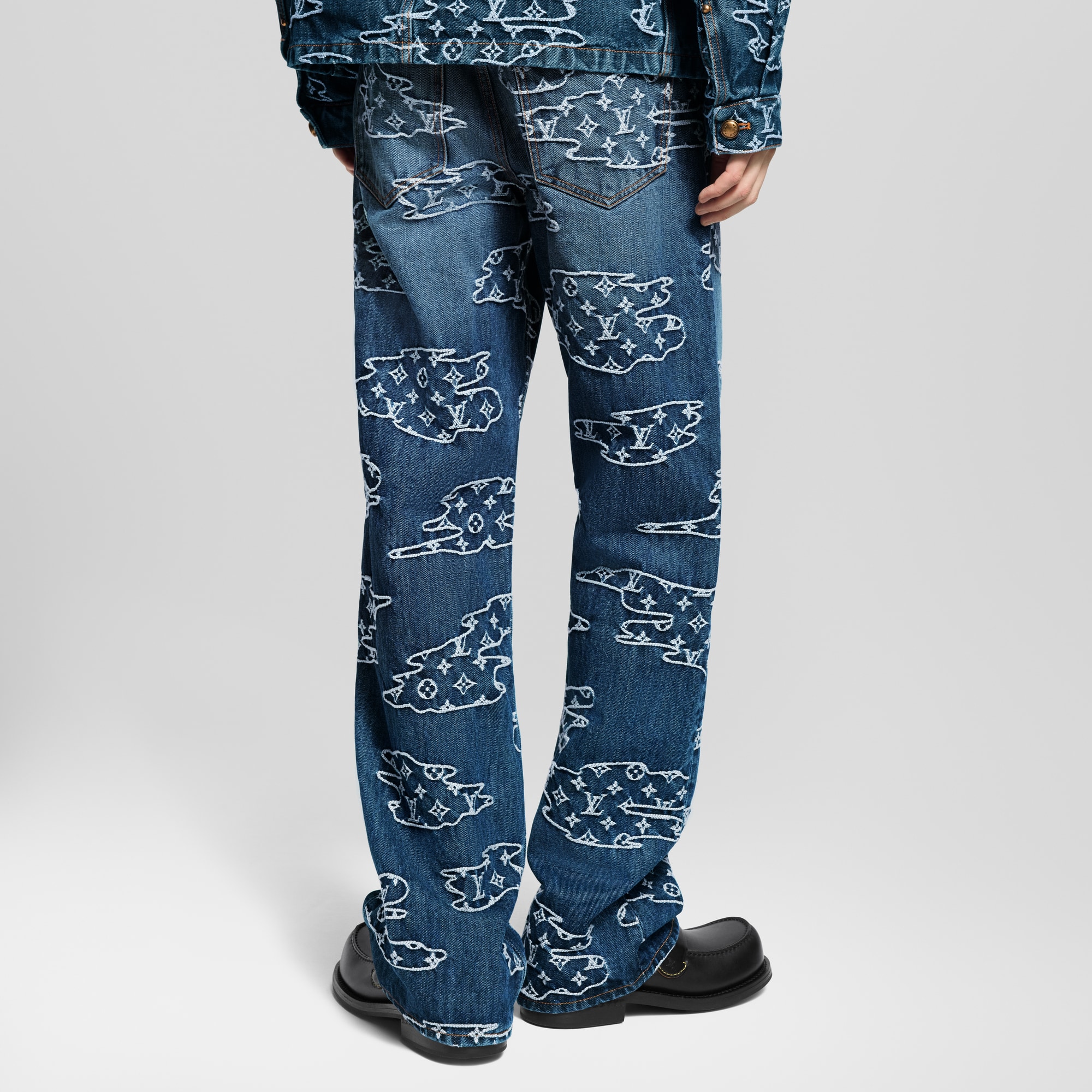 Louis Vuitton ロゴパターン デニムパンツ Monogram Denim Skate Pants - Ready-to-Wear | LOUIS VUITTON